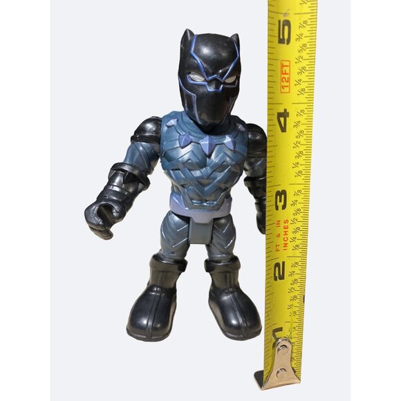 Hasbro 2018 Playskool Marvel Super Hero Adventures Black Panther 5” Figure Toy - Picture 9 of 9